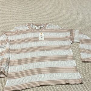 Love Richie Sheer Blouse Small NWT